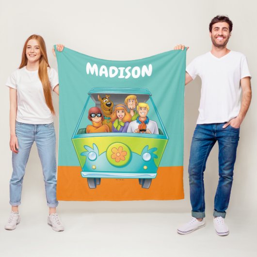 スクービードゥー&ザ集団ミステリー機エアブラシ フリースブランケット (インサイチュ)