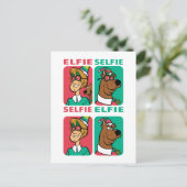 スクービードゥー&シャギー「エルフィーセルフィー」 シーズンポストカード (スタンド正面)