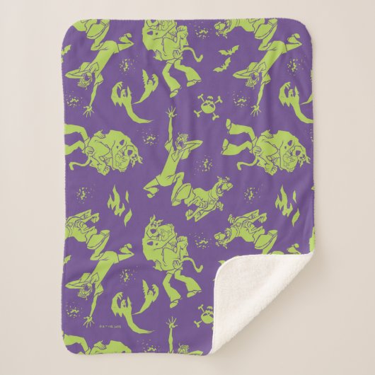 スクービードゥー |シャギー&スコビーランニングの恐怖 シェルパブランケット (正面)