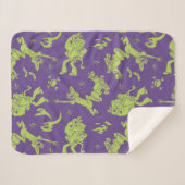 スクービードゥー |シャギー&スコビーランニングの恐怖 シェルパブランケット (正面(横))