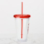 スクービードゥー&シャギー・ロックン木の周り アクリルタンブラー (右)