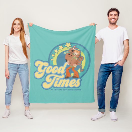 スクービードゥー&シャギーGood Times at Crystal Cove HS フリースブランケット (インサイチュ)