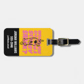 スクービードゥー |スクービースナックの食べ物にしてくれない? ラゲッジタグ (正面横)