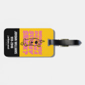 スクービードゥー |スクービースナックの食べ物にしてくれない? ラゲッジタグ (裏面横)