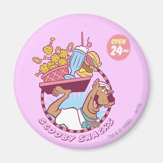 スクービードゥー「スクービースナック」 マグネット (正面)