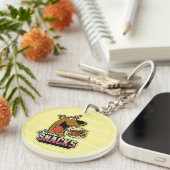 スクービードゥー「スクービースナック」ロゴ キーホルダー (正面右)