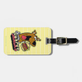 スクービードゥー「スクービースナック」ロゴ ラゲッジタグ (正面横)