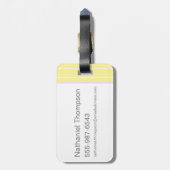 スクービードゥー「スクービースナック」ロゴ ラゲッジタグ (裏面縦)