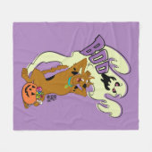 スクービードゥー |スクービードゥーブック フリースブランケット (正面(横))