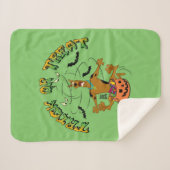 スクービードゥー |トリートのトリック シェルパブランケット (正面(横))