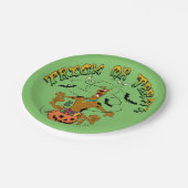 スクービードゥー |トリートのトリック ペーパープレート (アングル)