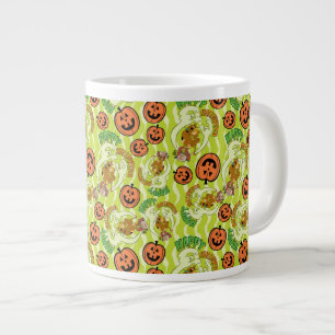 スクービードゥー ハッピーハローウィンパターン ジャンボコーヒーマグカップ