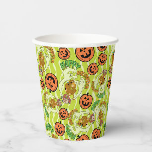 スクービードゥー ハッピーハローウィンパターン 紙コップ