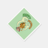 スクービードゥー |ハッピーハローウィン スタンダードカクテルナプキン (角)