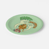 スクービードゥー |ハッピーハローウィン ペーパープレート (アングル)