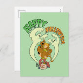 スクービードゥー |ハッピーハローウィン ポストカード (正面/裏面)