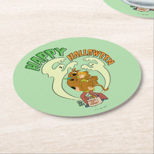 スクービードゥー ハッピーハローウィン ラウンドペーパーコースター
