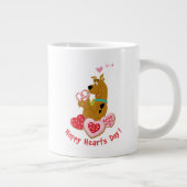 スクービードゥー – ハッピーハートデー ジャンボコーヒーマグカップ (右)