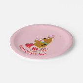 スクービードゥー – ハッピーハートデー ペーパープレート (アングル)