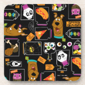 スクービードゥー |ハロウィーンスクービードゥーパターン コースター (正面)