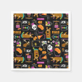 スクービードゥー |ハロウィーンスクービードゥーパターン スタンダードカクテルナプキン (正面)