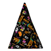 スクービードゥー |ハロウィーンスクービードゥーパターン パーティーハット (右)