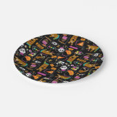 スクービードゥー |ハロウィーンスクービードゥーパターン ペーパープレート (アングル)