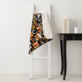 スクービードゥー |ハロウィーンパターン シェルパブランケット (インサイチュ)