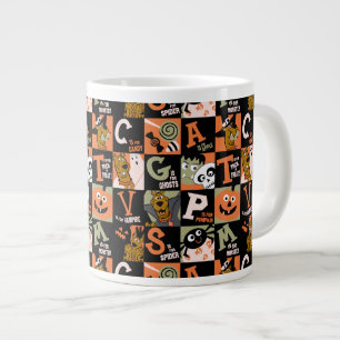 スクービードゥー  ハロウィーンパターン ジャンボコーヒーマグカップ