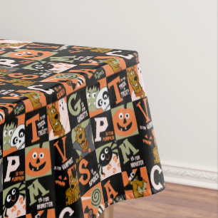 スクービードゥー  ハロウィーンパターン テーブルクロス