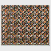 スクービードゥー |ハロウィーンパターン ラッピングペーパー (フラット)