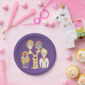 スクービードゥー |ハロウィーンマスク ペーパープレート (パーティー)