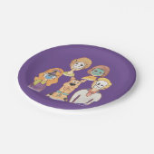 スクービードゥー |ハロウィーンマスク ペーパープレート (アングル)