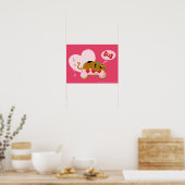 スクービードゥー-ハート飾スクービースナック ポスター (キッチン)