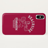 スクービードゥー「ビーチサイド体育館」重量挙げ Case-Mate iPhoneケース (裏面(横))