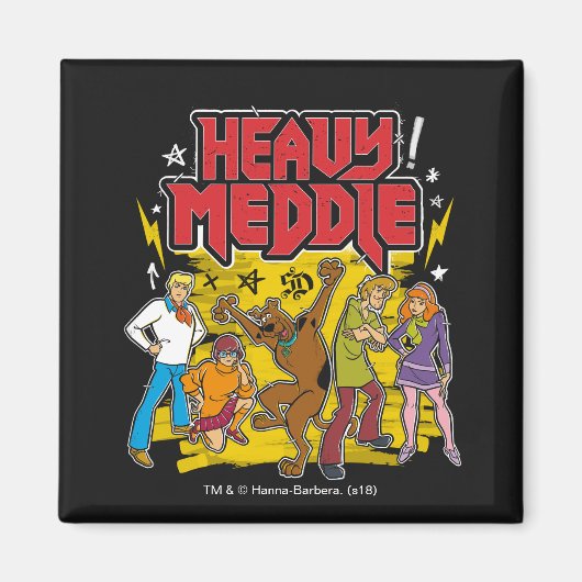 スクービードゥー | "ヘビーメドル"グラフィック マグネット (正面)