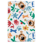 スクービードゥー |ベビースクービードゥーかわいいパターン ミディアムペーパーバッグ (正面)