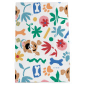 スクービードゥー |ベビースクービードゥーかわいいパターン ミディアムペーパーバッグ (裏面)