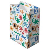 スクービードゥー |ベビースクービードゥーかわいいパターン ミディアムペーパーバッグ (裏面アングル)