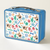 スクービードゥー |ベビースクービードゥーかわいいパターン メタルランチボックス (裏面)