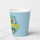 スクービードゥー |ミステリーマシンの右側 紙コップ (裏面)