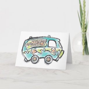 スクービードゥー  ミステリーマシンスケッチ カード