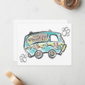 スクービードゥー |ミステリーマシンスケッチ ノートカード (正面/裏面インサイチュ)