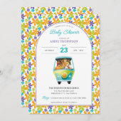 スクービードゥー&ミステリーマシンベビーシャワー 招待状 (正面/裏面)