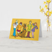 スクービードゥー・ミステリー株式会社集団 カード (黄色い花)