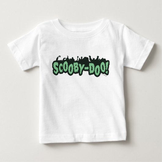 スクービードゥー!モンスターシルエットロゴ ベビーTシャツ (正面)