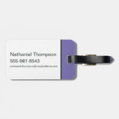 スクービードゥー!モンスターシルエットロゴ ラゲッジタグ (裏面横)