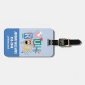 スクービードゥー |ルロベビースクービードゥー ラゲッジタグ (正面横)