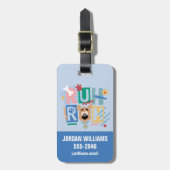 スクービードゥー |ルロベビースクービードゥー ラゲッジタグ (正面縦)