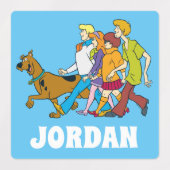 スクービードゥー |全体の集団18 |名前の追加 ラベル (デザイン2)